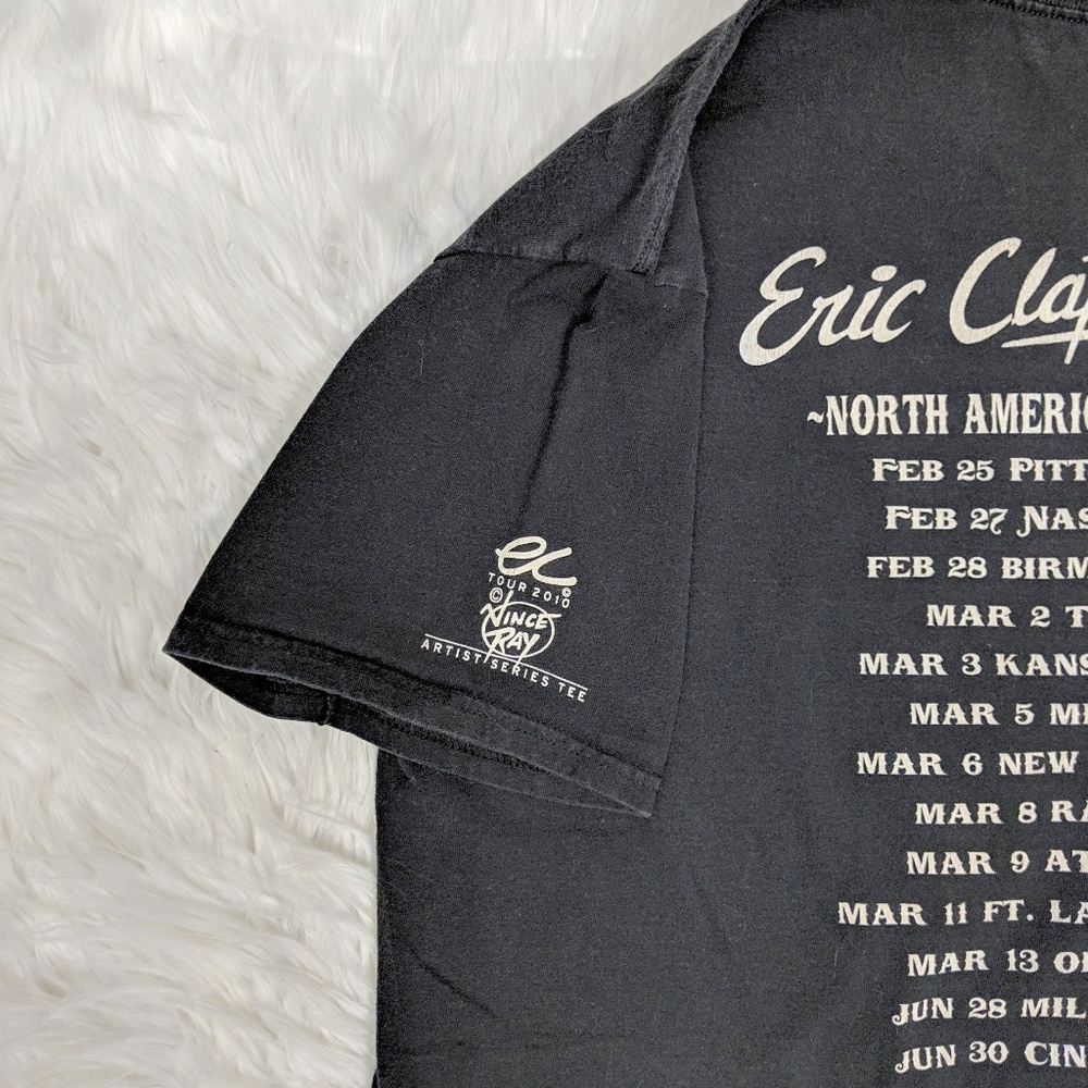 Eric Clapton North American 2010 Tour T-shirt - Picture 3 of 5
